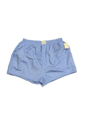 NWT We The Free People Intimately Day to Day Boxer Shorts Placid Blue Pockets XL